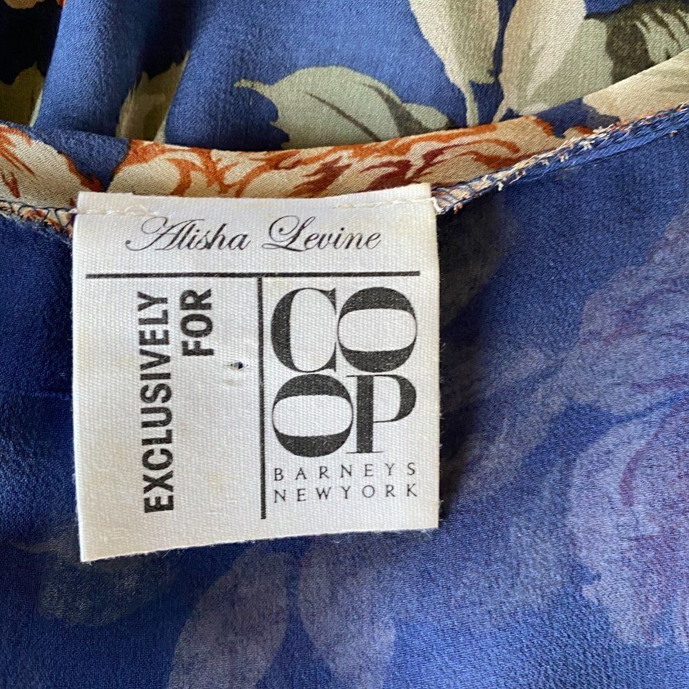 Alisha Levine for Coop Floral Flowy Silk Tank Top - Picture 5 of 6